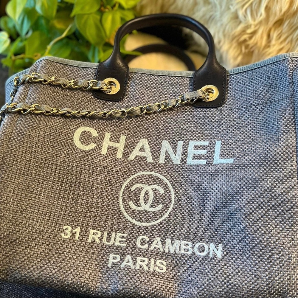 Large two way canvas tote bag